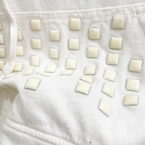 Rampage cream lightweight cropped hoodie - Picture 2 of 6